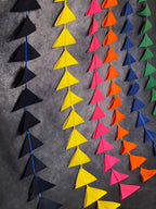 Triangle Felt Fabric String Decor