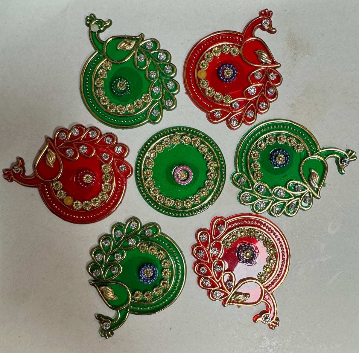 Festive Diya Rangoli Decor