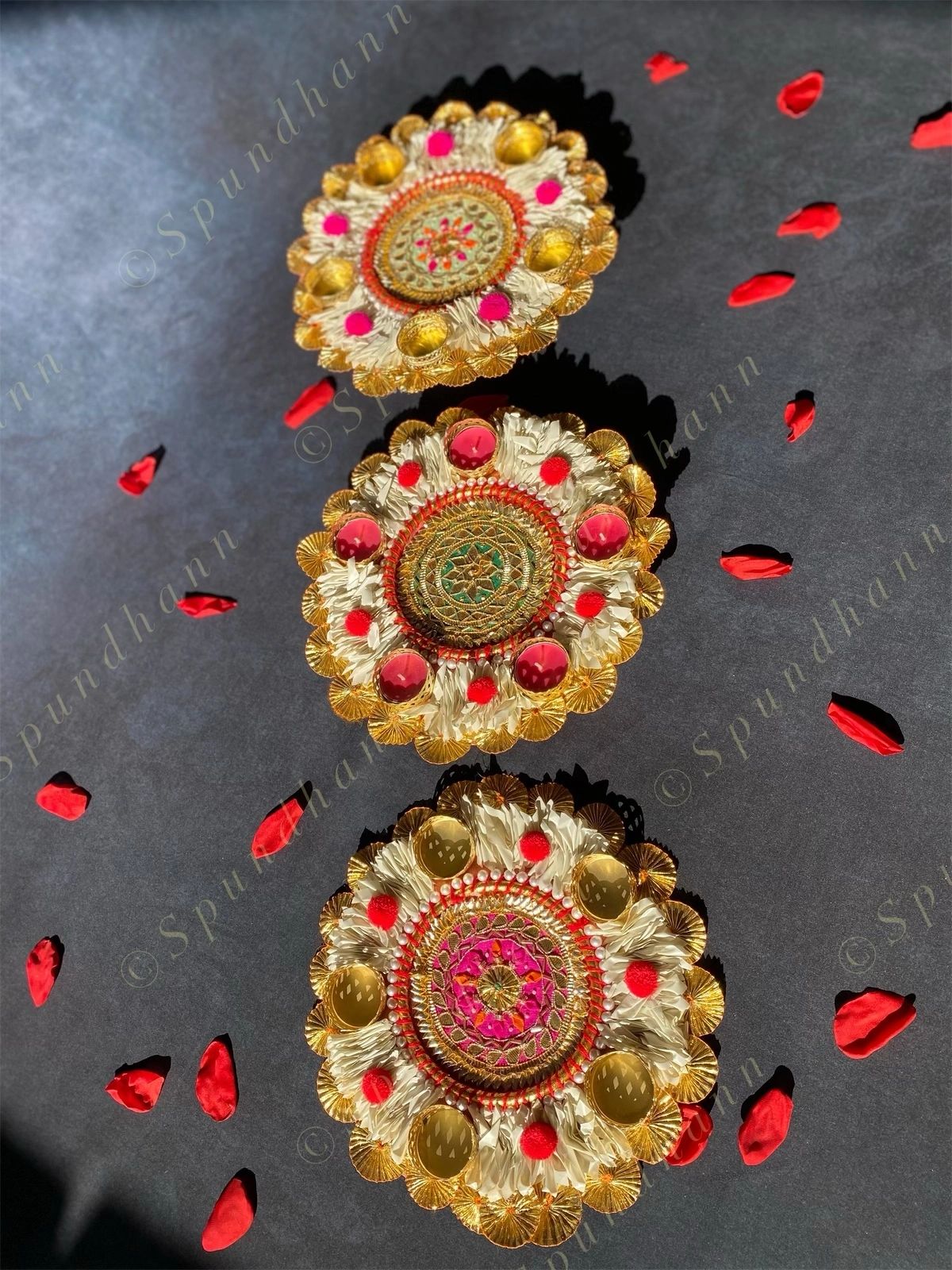 Gota Chameli Tea Light Holder
