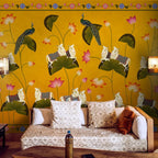 Life n Colors: Pichwai Floral Cow Painting Inspired Wallpaper