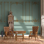 Life n Colors: 3D Molding Decorative Room Wallpaper, Green