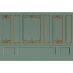 Life n Colors: 3D Molding Decorative Room Wallpaper, Green