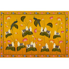 Life n Colors: Pichwai Floral Cow Painting Inspired Wallpaper