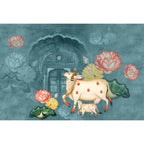 Life n Colors: Pichwai Style Wallpaper for Lobby and Temple