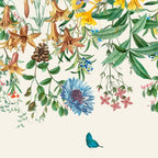 Life n Colors: Unique Hanging Floral and Bird Wallpaper