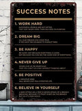 Motivational Quote Metal Tin Sign