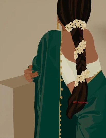 Aaj ki Nari Canvas Framed