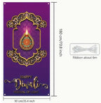 Diwali Decoration Banner (Vertical)