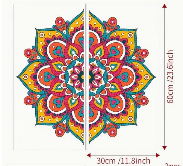 Mandala Wall Decal Large Mandala