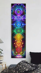 Psychedelic Wall Decoration Chakras Tapestry