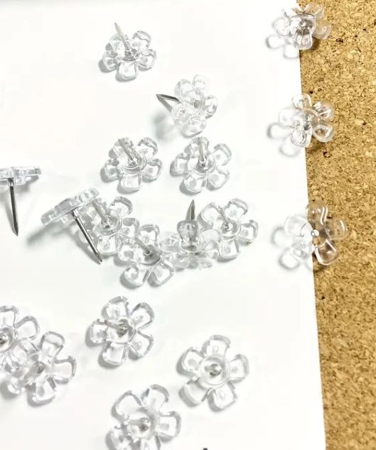 Push Pins with Flower Heads 20 pcs