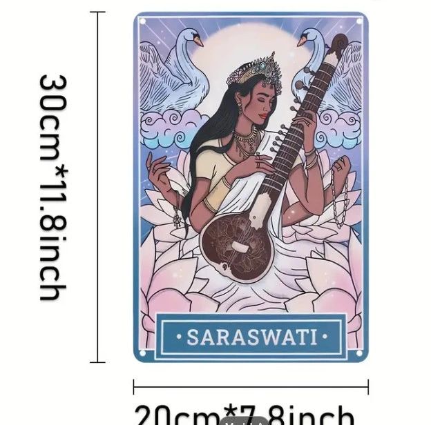 SARASWATI Sign Card
