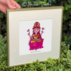 Laxmi Doodle Art - Framed