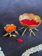 Sunflower Shape Large Decorative Fruit Bowl/Urli