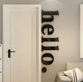 Hello Acrylic Sticker