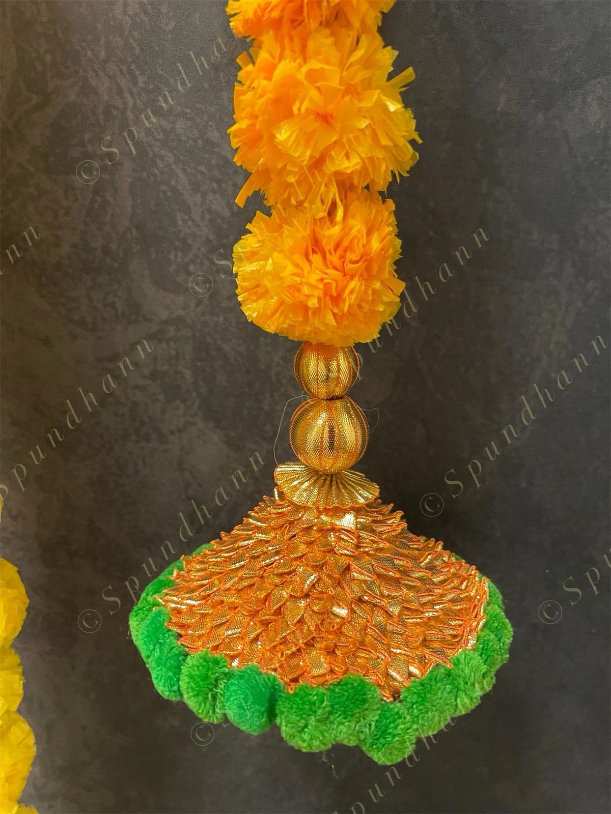 Marigold & Gota Multicolor Dangler Set of 2