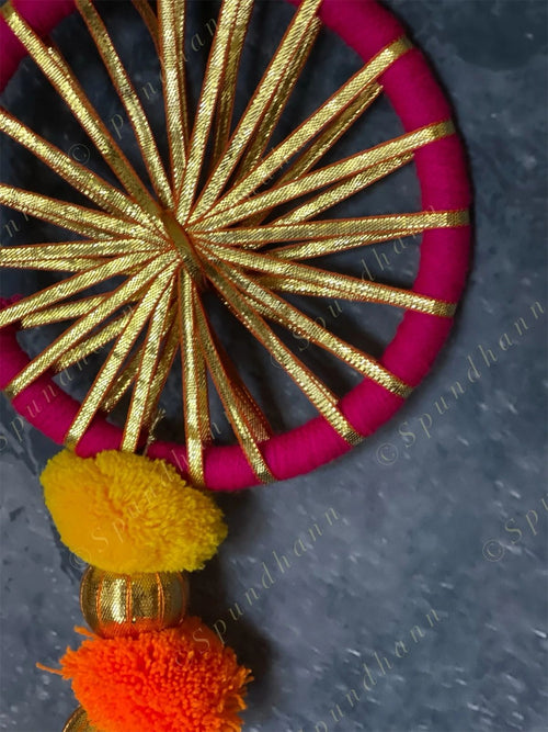 Chakri Colorful Long Wall Hanging Set of 2