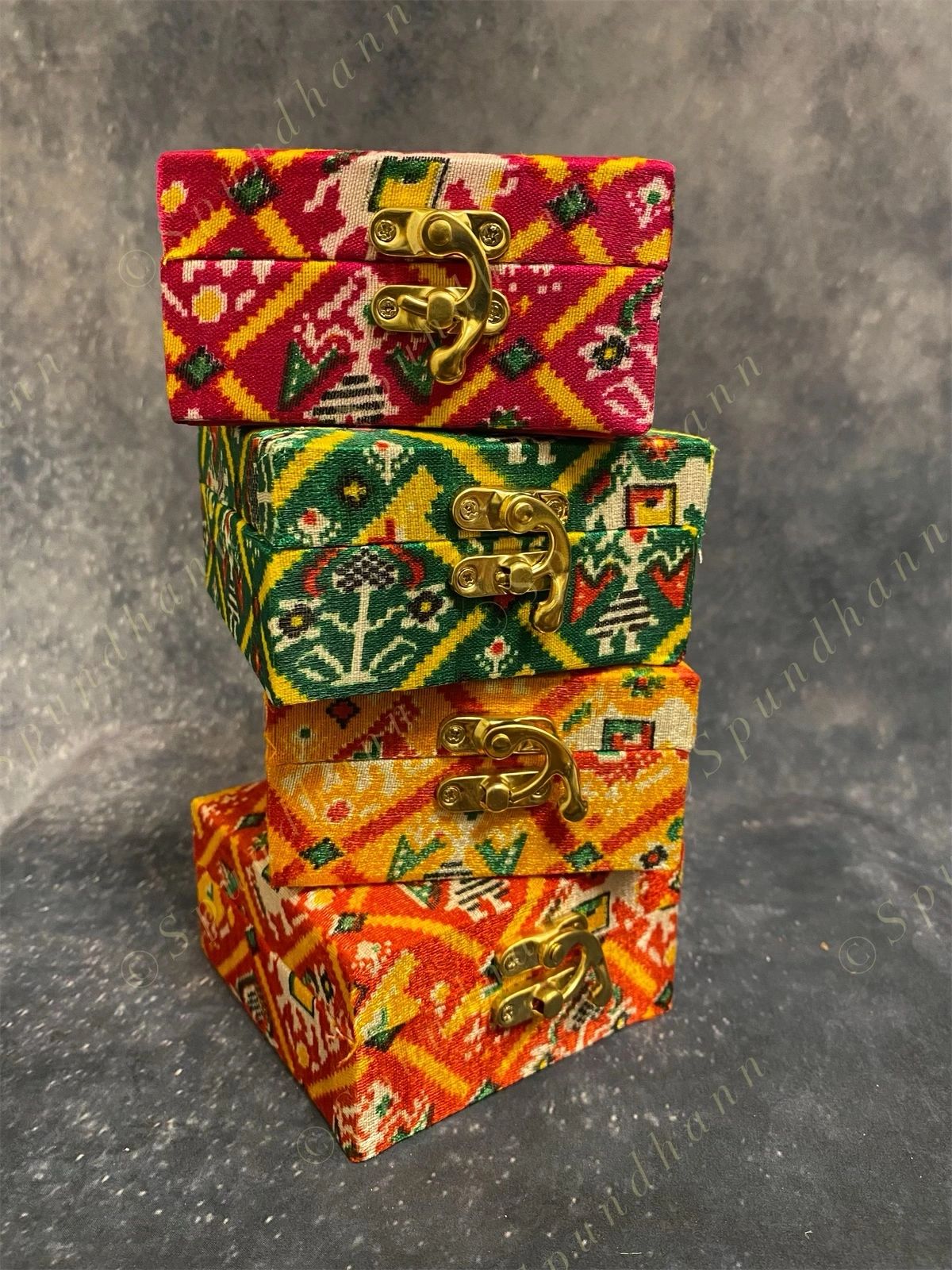 Square Patola Gift Box Only