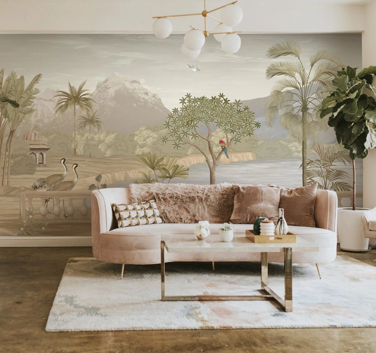Life n Colors: Khayal, A Beautiful Room Premium Wallpaper