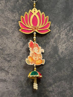Laxmi Ganesh Shubh Labh Dangler Set of 2