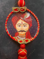 Rajasthani Pichwai Art Chameli String Dangler