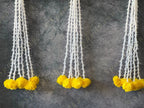 Yellow Marigold & Rajnigandha Dangler Single