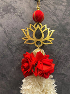 Lotus Dangler With Chameli and Rose Set Of 2