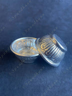 German Silver Puja Plate Set