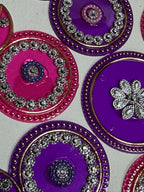 Festive Diya Rangoli Decor