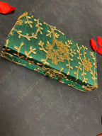 Rectangular Floral Embroidered Gift Box Only