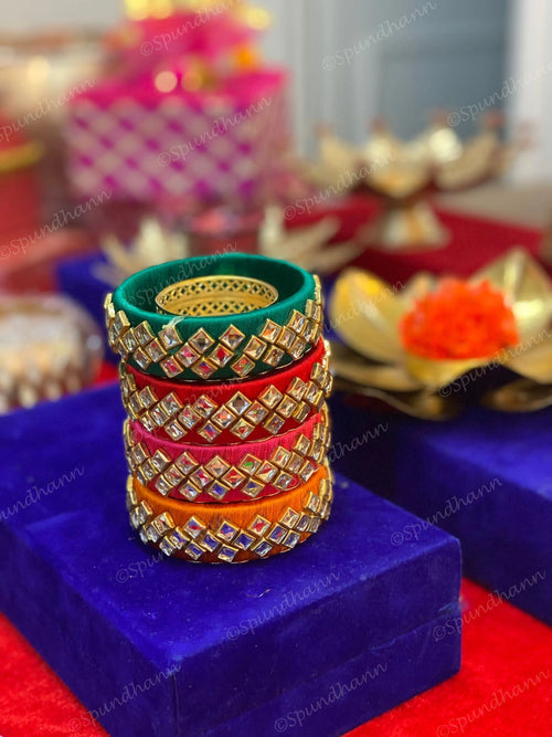 Broad Kundan Diya