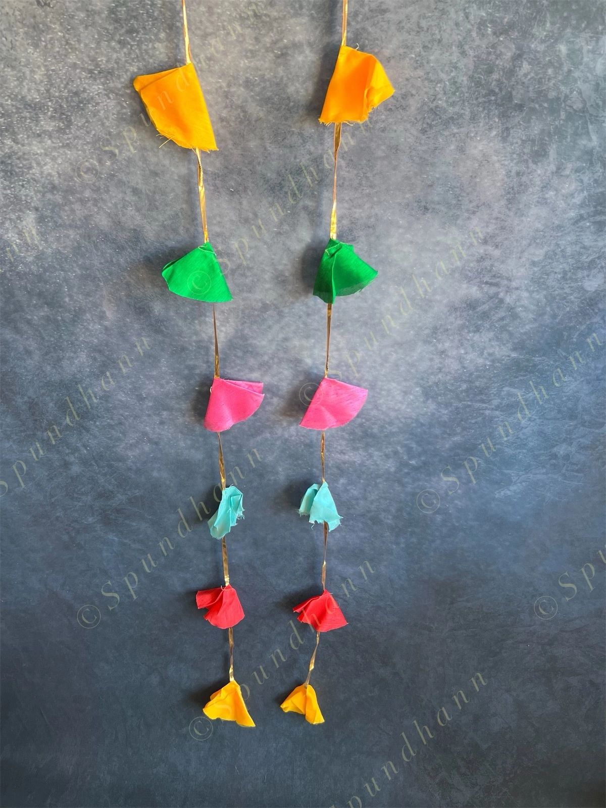 Multicolored Silk Dangler - Pack of 4 Strings