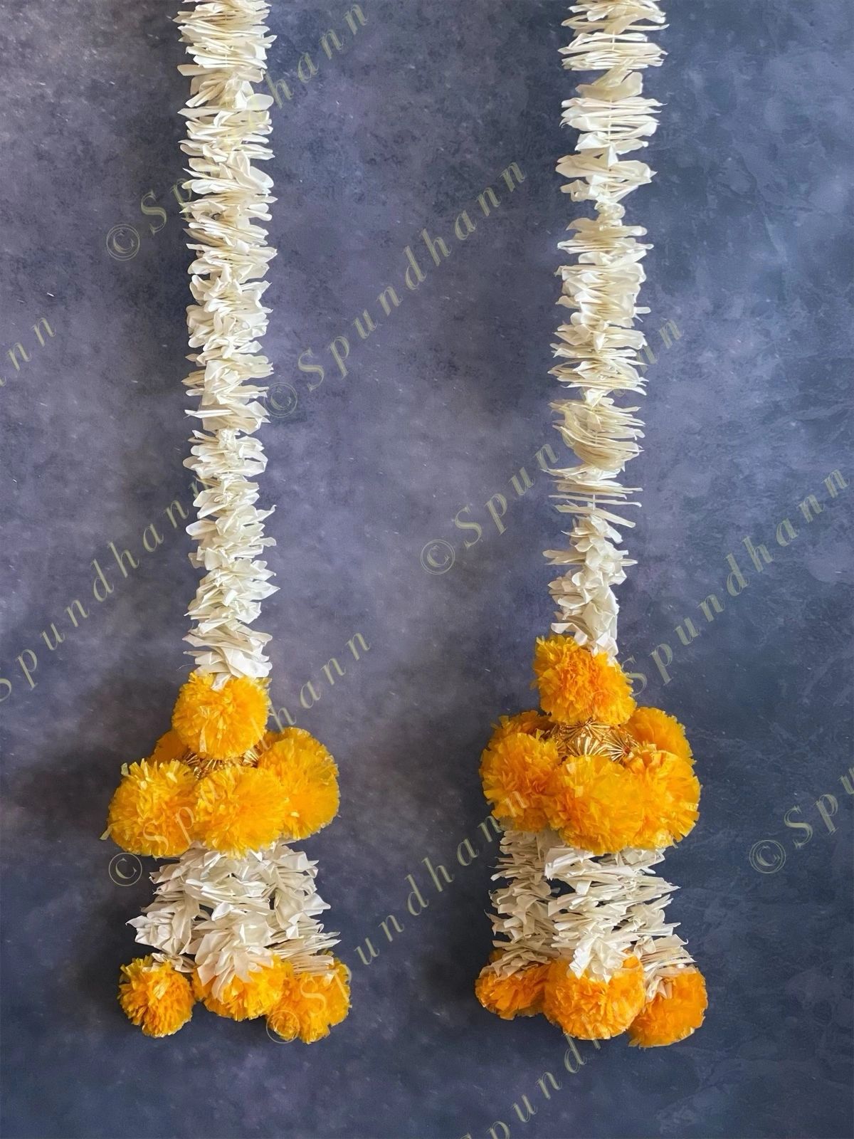 Chameli & Orange Marigold Dangler Set of 2