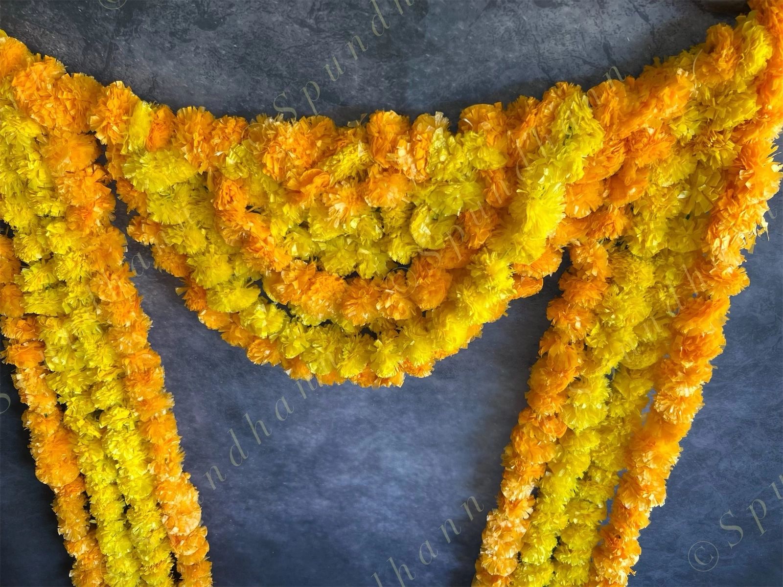 Marigold Orange & Yellow Heavy Toran