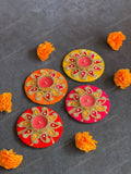Paisley Wooden Tea Light Holder