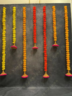 Marigold & Gota Multicolor Dangler Set of 2