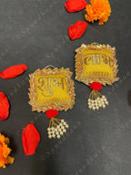 Shubh Labh Hanging Pillow Style (Pair of 2)