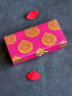 Rectangular Gold Leaf Print Gift Box Only