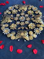 Decorative Studded Butterfly Rangoli Tea Light Holder