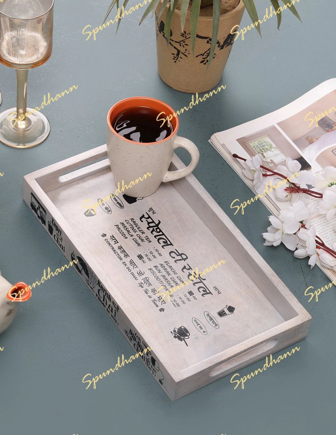 Special Tea Stall Wooden Tray