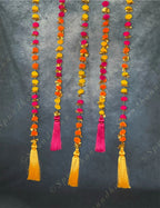 Pom Pom, Gota & Tassel Dangler Set of 2