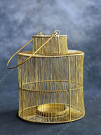 Luxe Golden Wire Lantern
