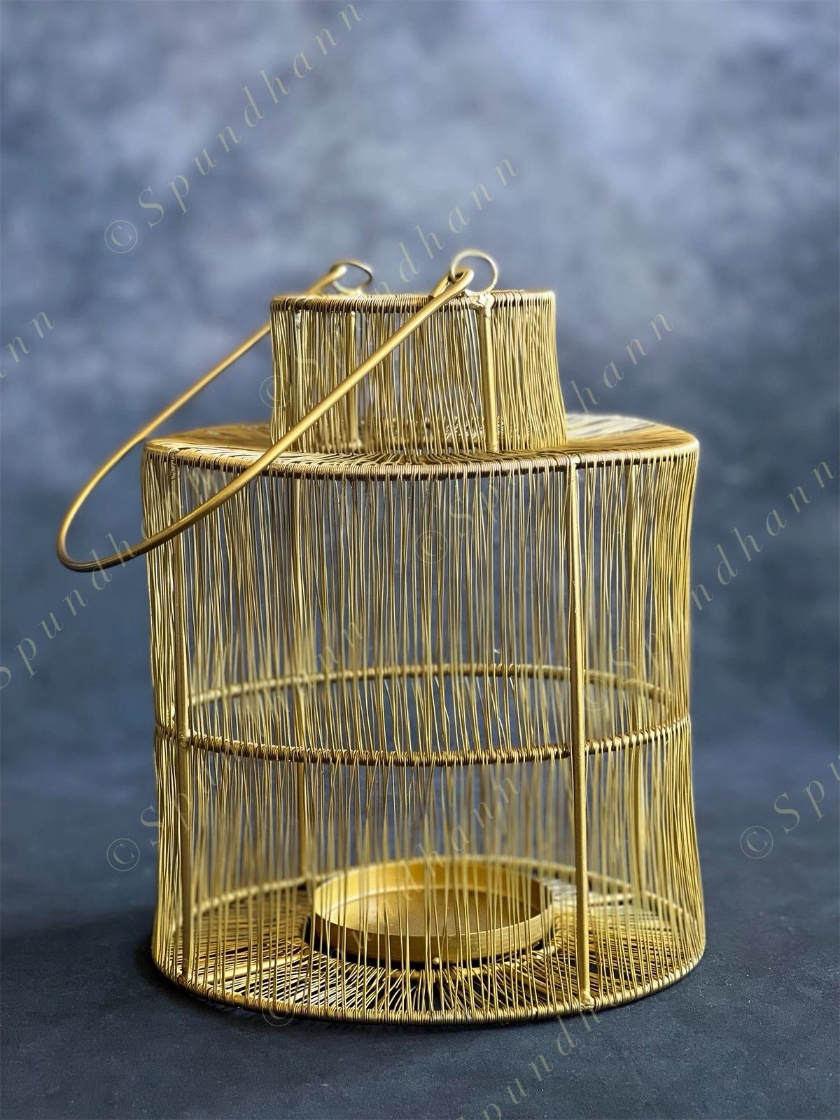 Luxe Golden Wire Lantern