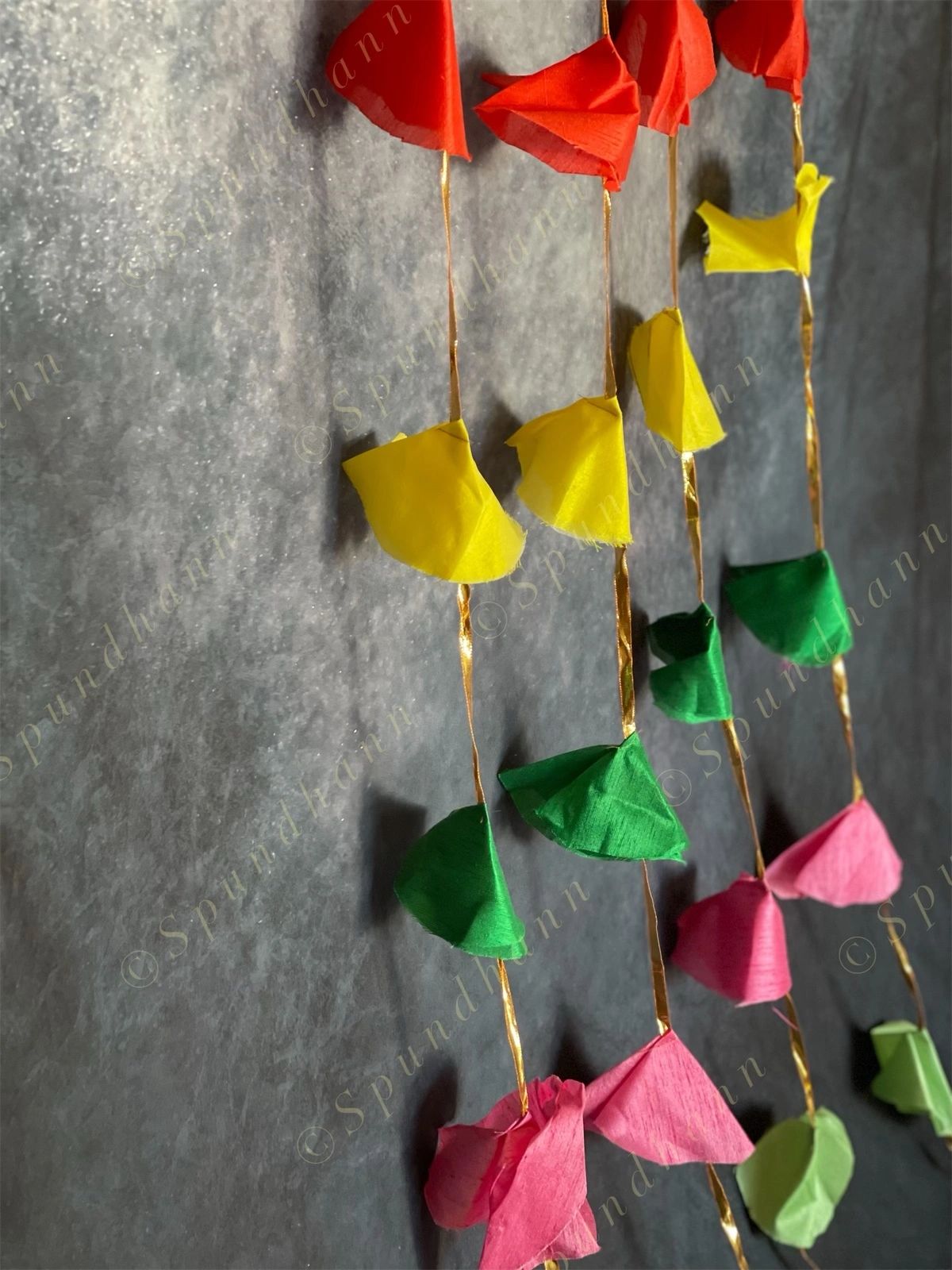 Multicolored Silk Dangler - Pack of 4 Strings