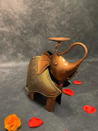 Elephant Figurine Tea Light Holder