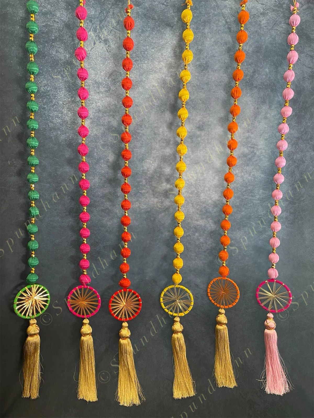 Bead Strings with Chakri & Tassels