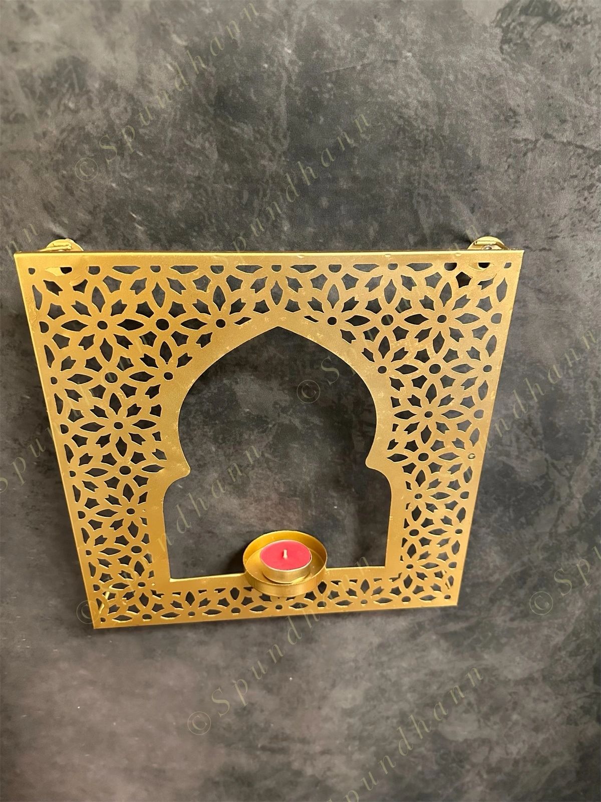 Square Designer Jharokha Wall Hanging Tea Light Wall Decor