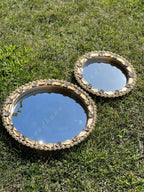 Decorative Round Elegant Mirror Platter/Plate