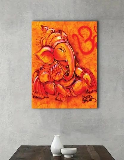 Ganesha Wall Art - Canvas