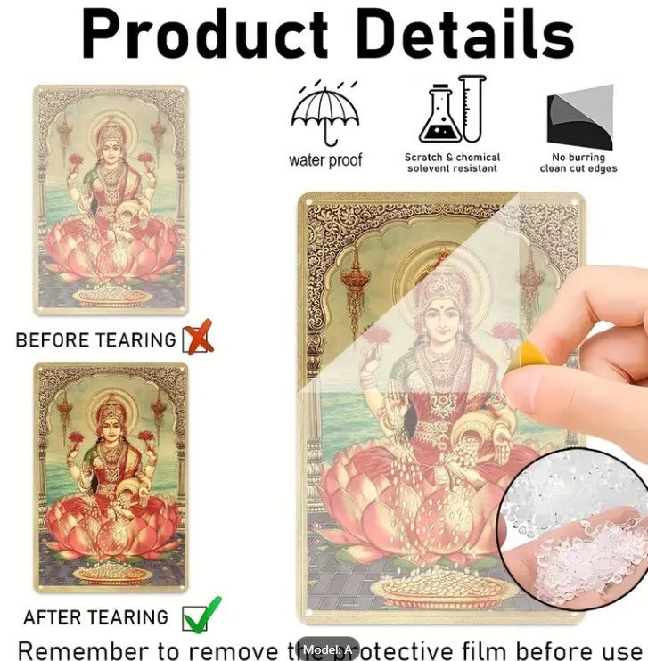 Lakshmi Sign Card